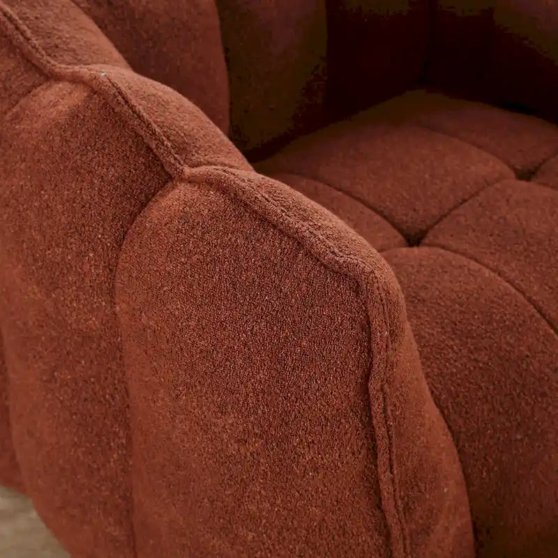 Pouf poire Roomfitters avec rembourrage en mousse haute résilience pour salon