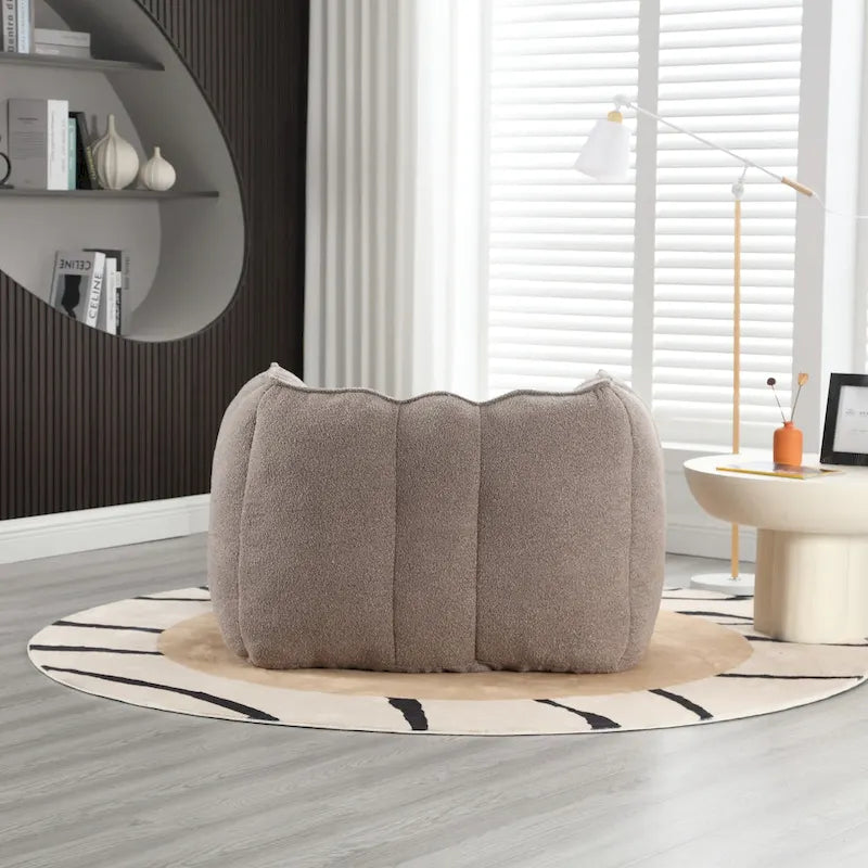 Pouf poire Roomfitters avec rembourrage en mousse haute résilience pour salon