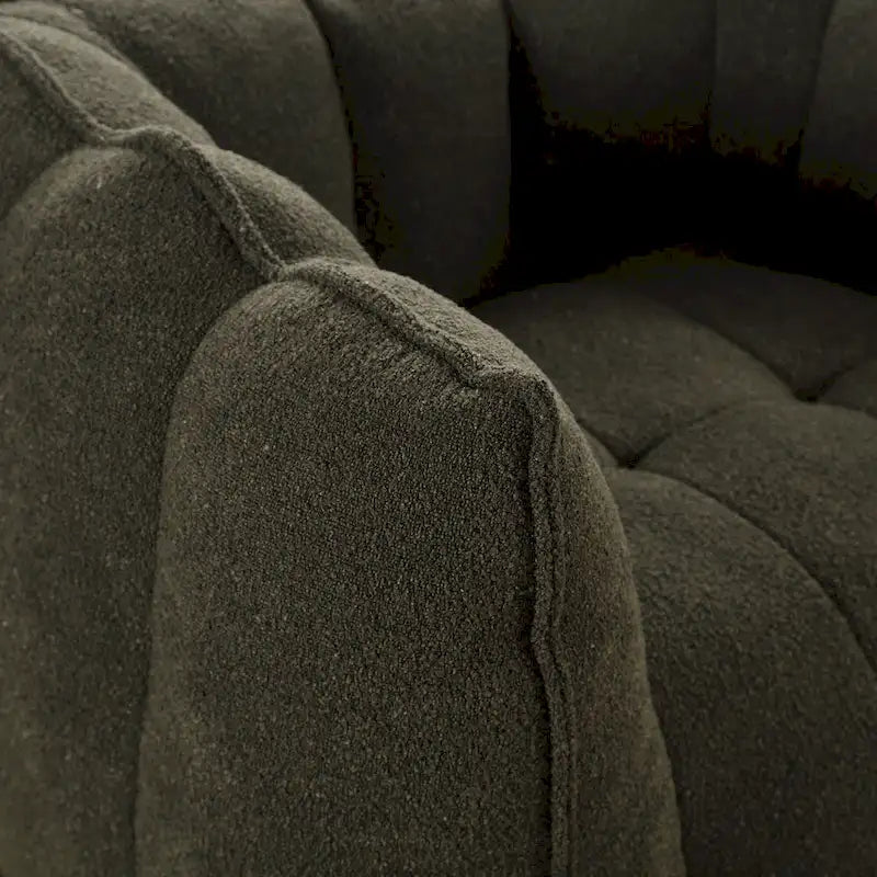 Pouf poire Roomfitters avec rembourrage en mousse haute résilience pour salon
