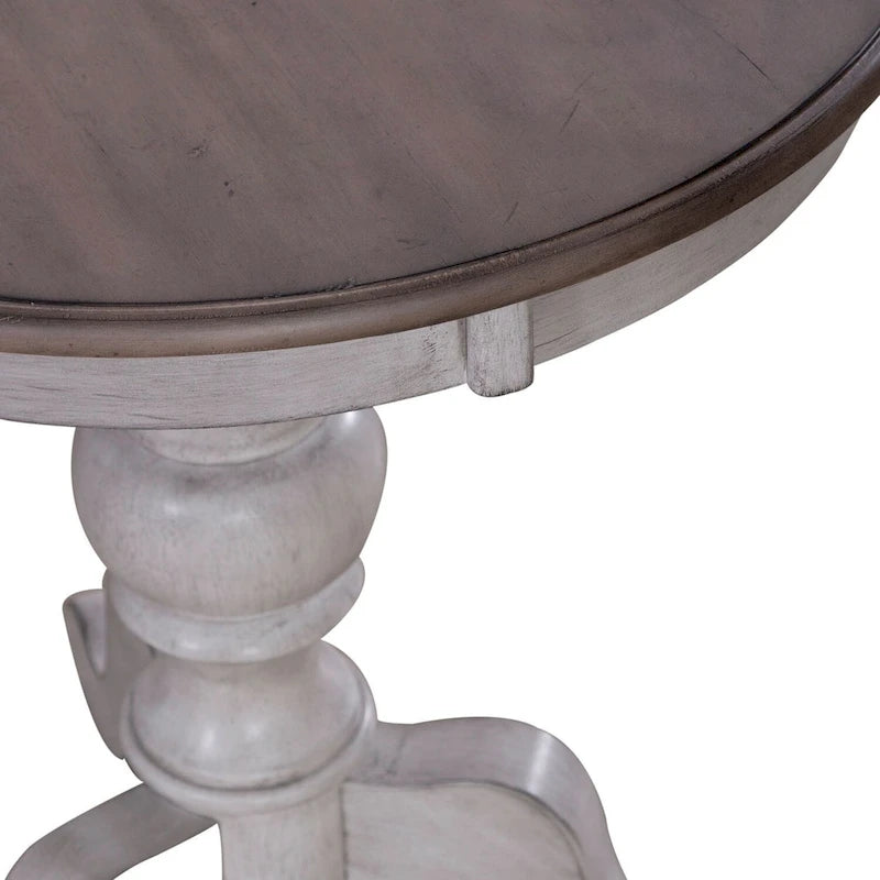 Ensemble de 3 tables basses en option Ocean Isle Blanc antique