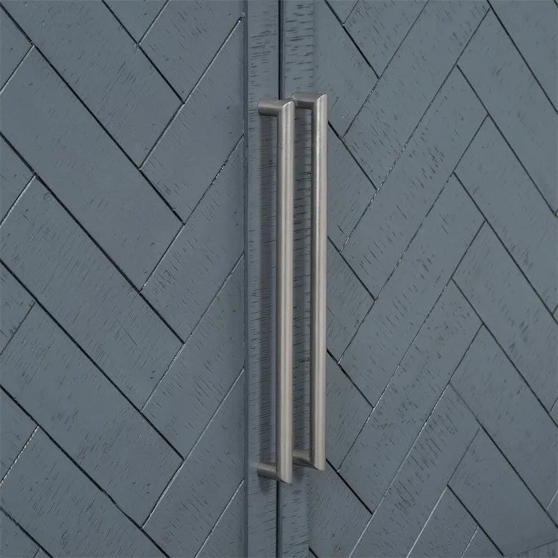 Bahut en bois avec étagères réglables et 3 portes