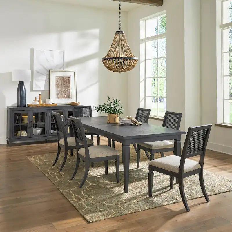 Ensemble de table rectangulaire Caruso Heights Aged Whiskey