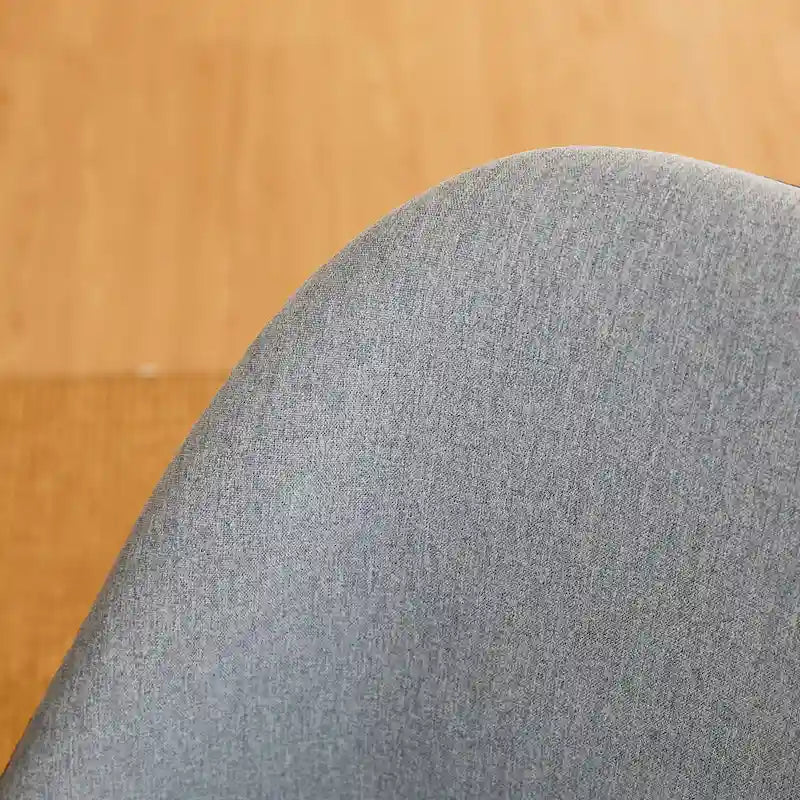 Glitzhome Lot de 4 Fauteuils de Salle à Manger d'Appoint en Similicuir Cousu de Style Mid-Century