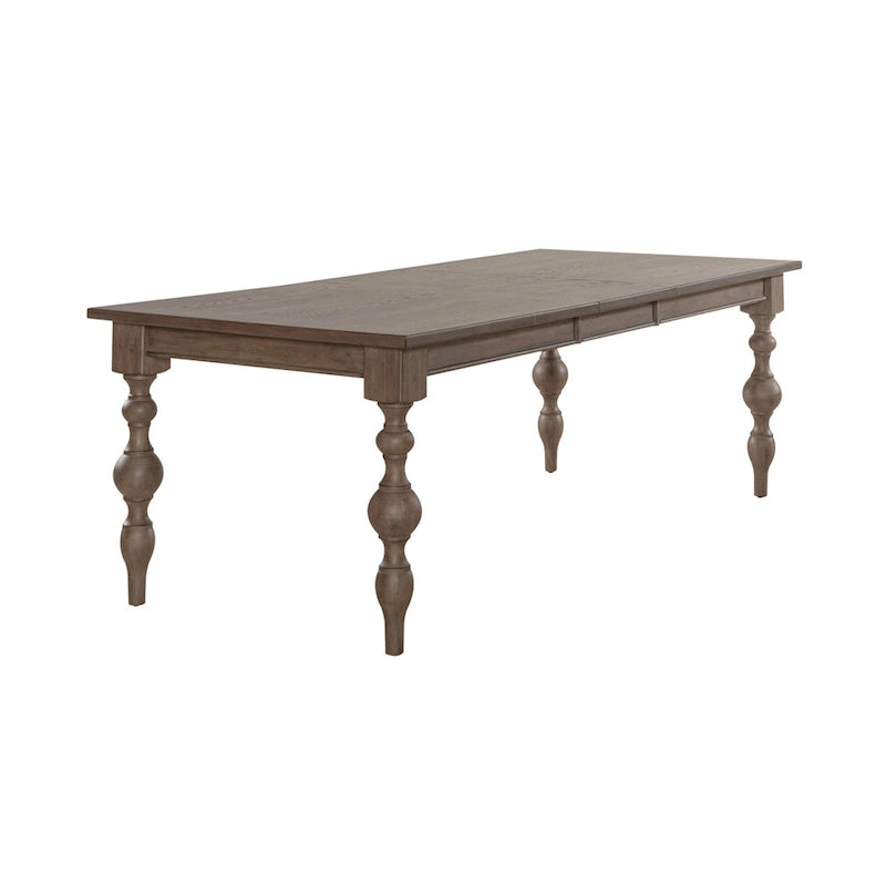 Ensemble de table rectangulaire 7 pièces Americana Farmhouse taupe poudré