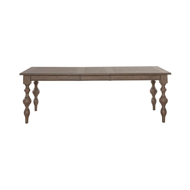 Ensemble de table rectangulaire 7 pièces Americana Farmhouse taupe poudré