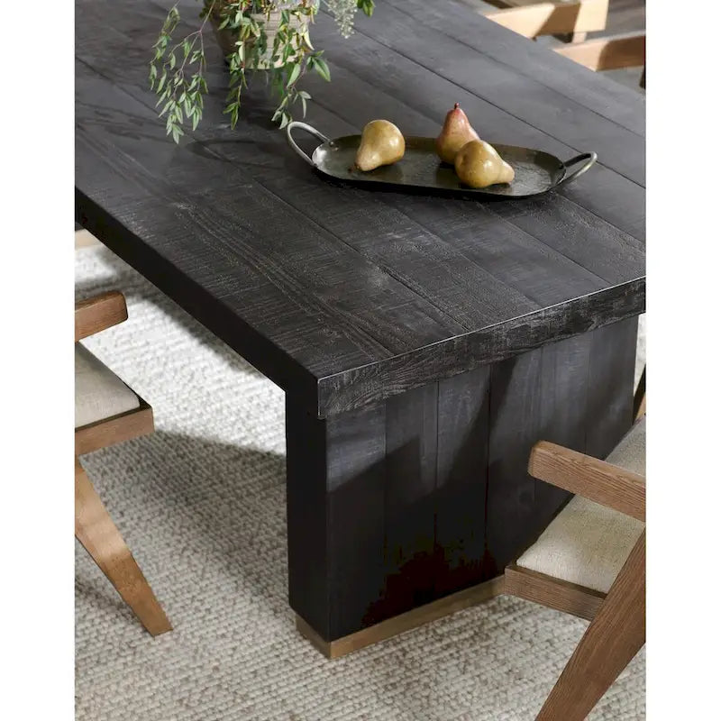 Table à manger en pin recyclé Classic Home Lynx 94 - 94L x 40P x 30H