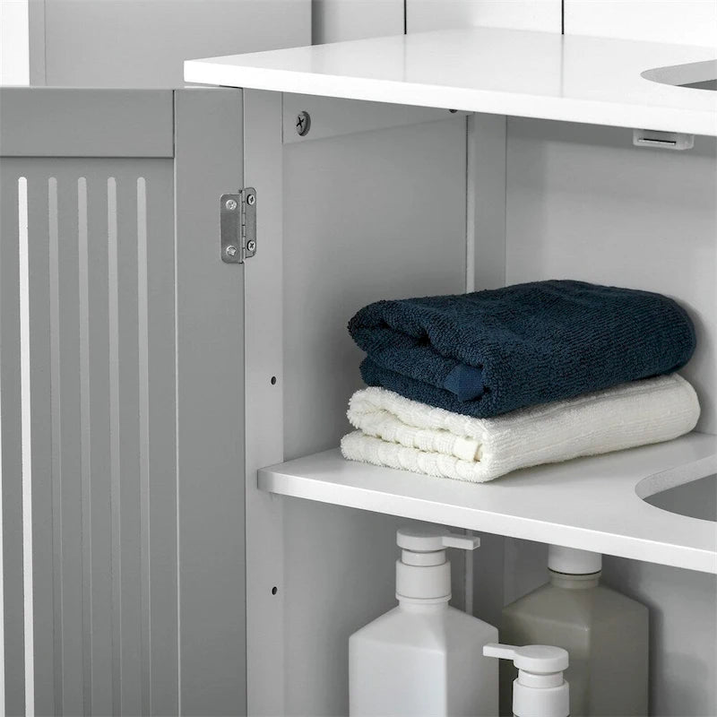 Meuble sous évier, Meuble de salle de bain sous lavabo sur pied, Sans évier