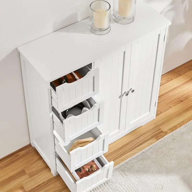 Meuble bas de salle de bain en bois - 12P x 32L x 33H