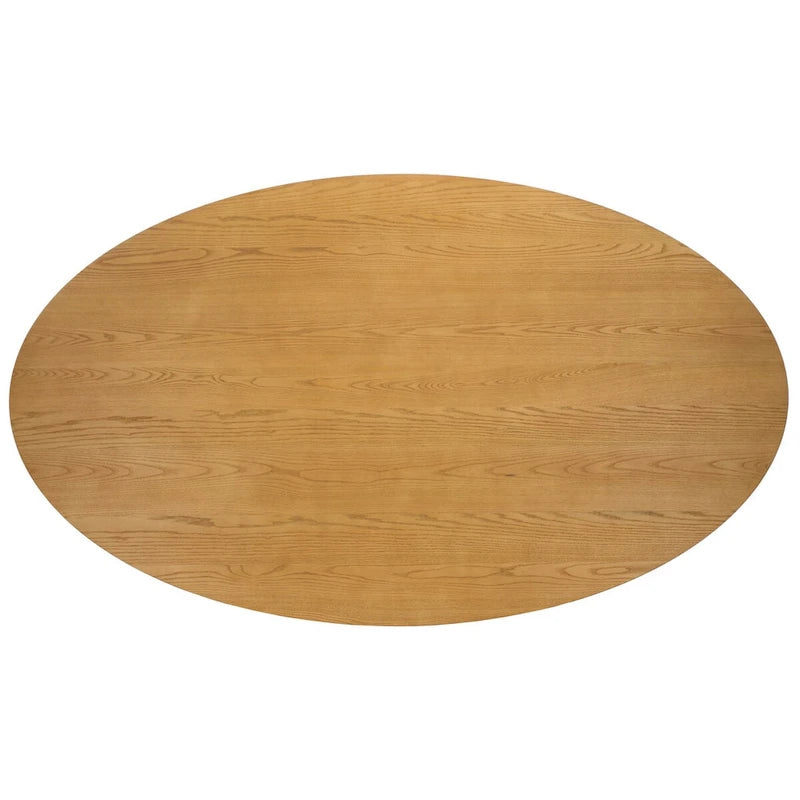 Table à manger ovale en bois Owyn de 79 pouces - Naturel - 79 larg. x 46 prof. x 30 haut.