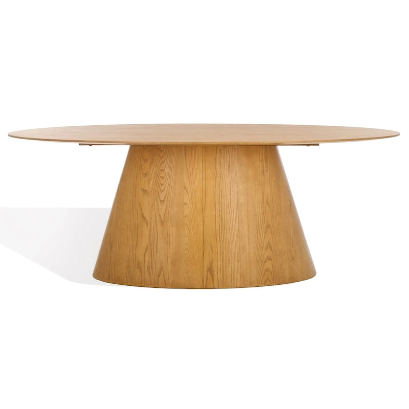 Table à manger ovale en bois Owyn de 79 pouces - Naturel - 79 larg. x 46 prof. x 30 haut.