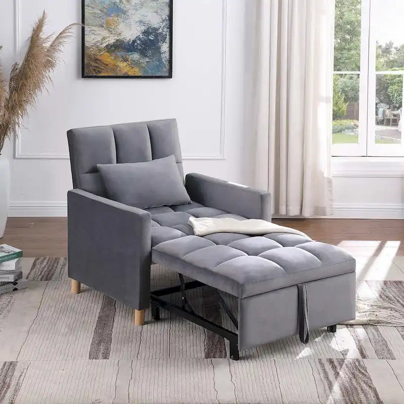 Aukfa Canapé-Lit Convertible une Place avec Oreiller