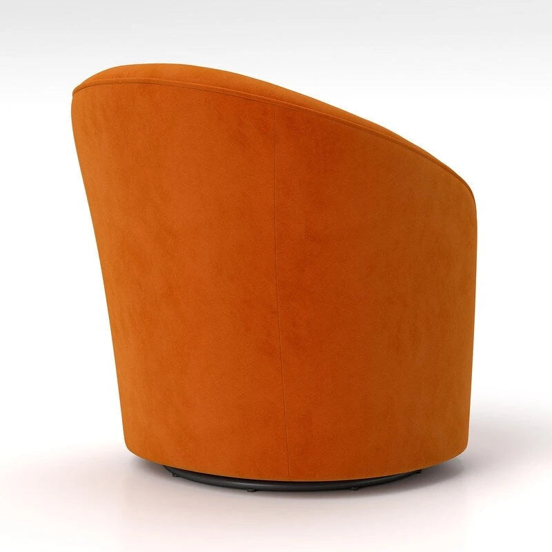 SEYNAR Fauteuil pivotant à 360 degrés en velours moderne avec dossier capitonné - Lot de 2